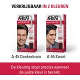 Just For Men - Autostop - Haarkleuring - Donkerbruin - 10 Minuten