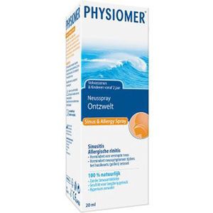 Physiomer - Sinus & Allergy Pocket - Neusspray - 20ml - Natuurlijke Formule