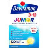 Davitamon Junior 3+ kauwvitamines - multivitamine kinderen - banaan - 120 stuks