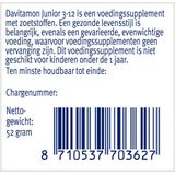Davitamon Junior 3+ kauwvitamines - multivitamine kinderen - framboos - 60 tabletten