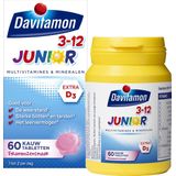 Davitamon Junior 3+ Kauwvitamines Framboos 60 kauwtabletten