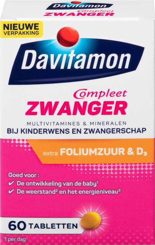 Davitamon Compleet zwanger 60 tabletten
