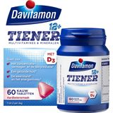 Davitamon Multi Boost 12+ Kauwvitamines - multivitaminen kinderen – aardbei smaak - 60 kauwtabletten