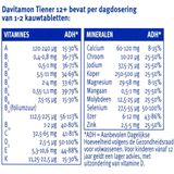 Davitamon Multi Boost 12+ Kauwvitamines - multivitaminen kinderen – aardbei smaak - 60 kauwtabletten