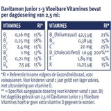 Davitamon - Junior 1+ - Vloeibare Vitamines - Framboos - 100 ml