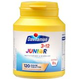 Davitamon Junior 3+ multifruit 120 kauwtabletten