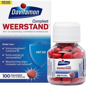 Davitamon Compleet Weerstand - Multivitamine en mineralen - 100 dagrees