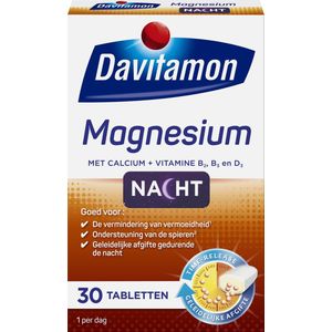 Davitamon - Magnesium Tabletten - 30 Stuks - Voedingssupplement