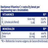 Davitamon Vitamine C forte + vitamine D3 - 15 bruistabletten - Voedingssupplement