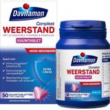 Davitamon Compleet Weerstand Forte met vitamine D - Multivitaminen en mineralen - Kauwtabletten 50 stuks
