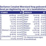 Davitamon Compleet Weerstand Forte met vitamine D - Multivitaminen en mineralen - Kauwtabletten 50 stuks