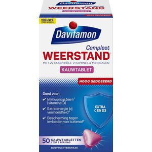 Davitamon Compleet Weerstand Forte 50 kauwtabletten