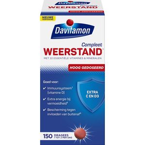 Davitamon Compleet Weerstand Forte met vitamine D - Multivitaminen en mineralen - 150 stuks