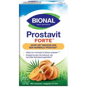 Bional Prostavit Forte - Supplement - Behoud normale prostaat en testosterongehalte – 30 capsules