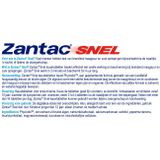 Zantac Snel Tabletten - Snel effectief bij maagzuur en oprispingen - 20 stuks