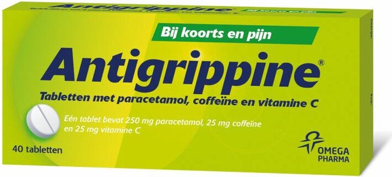 Antigrippine 250mg - 1 x 40 tabletten