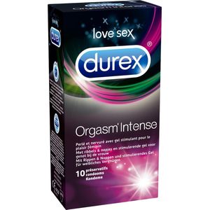 6x Durex Condooms Orgasm' Intense - 10 stuks