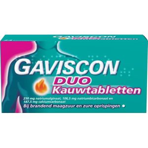 Gaviscon Duo Kauwtabletten - 1 x 48 tabletten