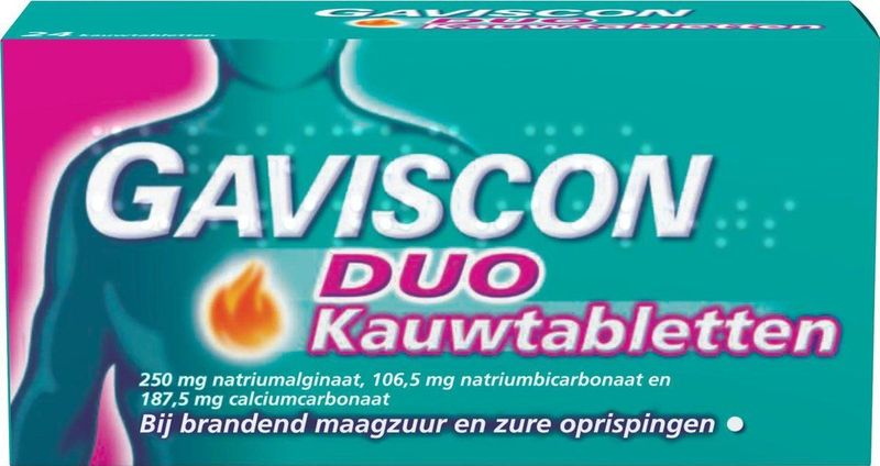 Gaviscon - Duo Kauwtabletten - 1 x 48 Tabletten
