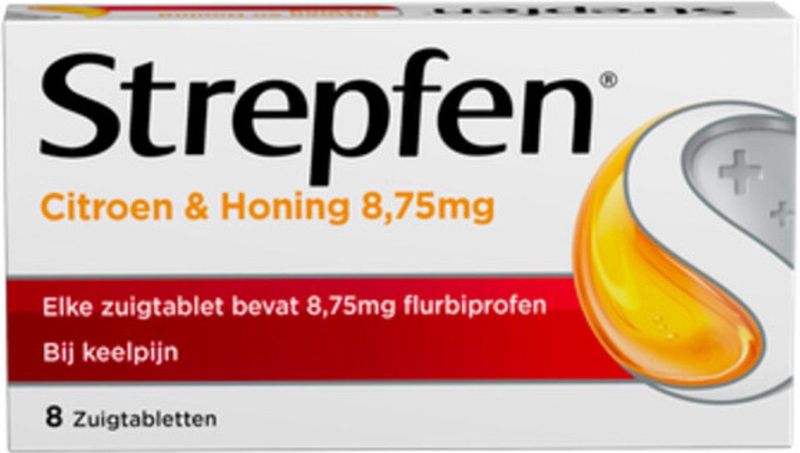 Strepfen - Keeltabletten - Citroen en Honing - 8,75 mg - 24 Stuks