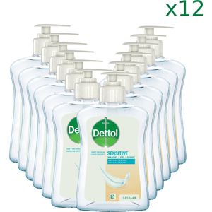 Dettol - Hydratant - Sensitive - Vloeibare handzeep - 12 x 250 ml