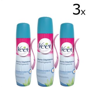 Veet Ontharingsspray - Gevoelige huid - 150ml x3