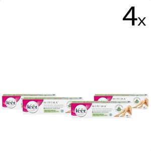 Veet Ontharingscreme - Droge Huid - Minima - 200ml x4