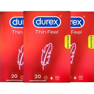 Durex Condooms Thin Feel 20st x3