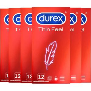 Durex - Condooms - Thin Feel - 6x12 stuks