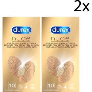 Durex Condooms Nude - 10 x 2