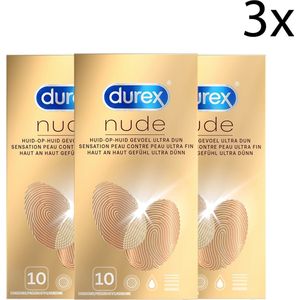 Durex Condooms Nude 10st x3