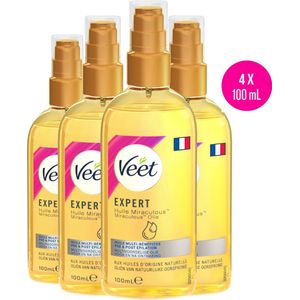 Veet Voedende Olie - Miraculous Arganolie x4