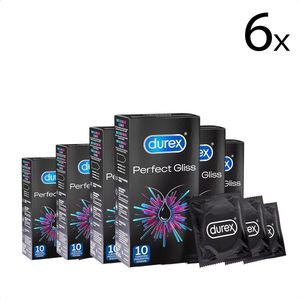 Durex Condooms Perfect Gliss Anaal - 10 stuks x6