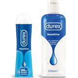 Durex - 300ml Glijmiddel - Play Sensitive 1x100ml - Play Massage 2/1 Sensitive 1x200ml