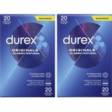 Durex Condooms Classic Natural 20st x2