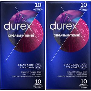 Durex Condooms Orgasm Intense 10st x2
