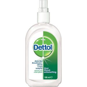 Dettol - Wondspray - 100 ml - Benzalkoniumchloride - Geneesmiddel