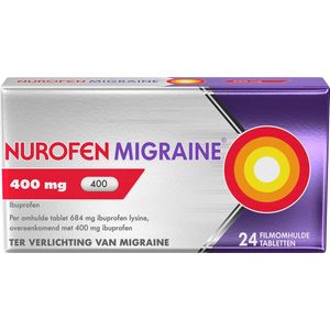 Nurofen Migraine 400 mg omhulde tabletten  24 tabletten