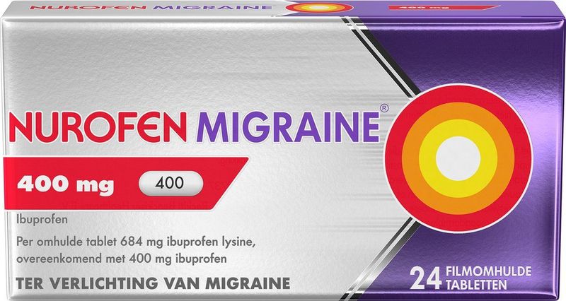 Nurofen - Migraine - 400 mg - Tabletten - 20 Stuks