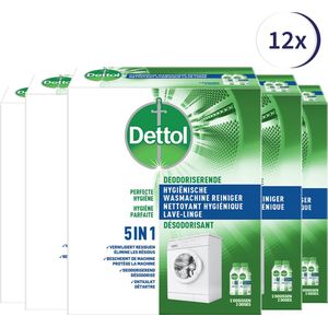 Dettol Washing Machine Cleaner Duo - 12 Stuks - Voordeelverpakking