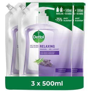Dettol Refill Relaxing Lavender 500ML x 3