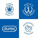 Durex - 40 Condooms voor Comfort en Vertrouwen - Classic Natural 20st - Extra Safe 20st - Voordeelverpakking