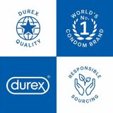 Durex - 20 Condooms voor extra sensatie - Nude Extra Dun en Lube 10st - Thin Feel Dun en Extra Lube 10st