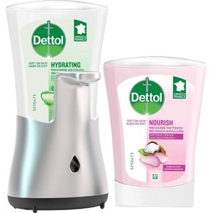 Dettol - No Touch Kit Aloe Vera - No Touch Refill Sheabutter 250ML - Voordeelverpakking