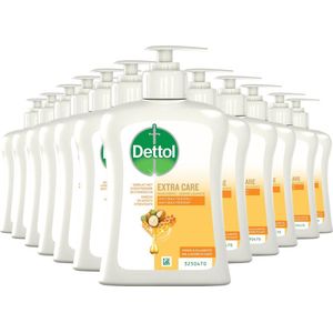 Dettol Handzeep - Extra Care Droge en Normale Huid Honing & Galamboter 250ml x12