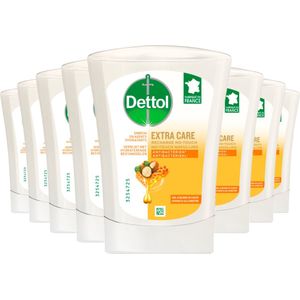 Dettol No-Touch Navulling Handzeep - Extra Care Honey & Sheabutter 250ML - 8 Stuks - Voordeelverpakking