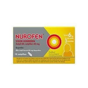 Nurofen voor Kinderen - Zetpil - 60mg - Pijnstillers