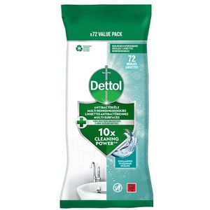 Dettol - Ocean Multi-Reinigingsdoekjes - 72 Stuks - Antibacterieel
