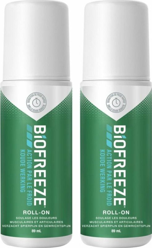 Biofreeze Roll-on Verkoelende Gel - Cold Action - Voordeelverpakking - 2 Stuks