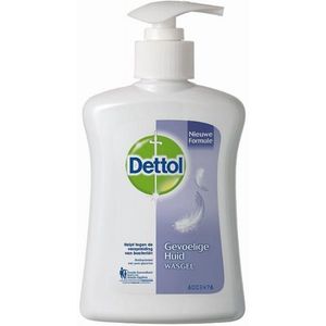 Dettol - Sensitive Antibacteriële Handzeep - 250ML Pompflesje - Voor Gevoelige Huid